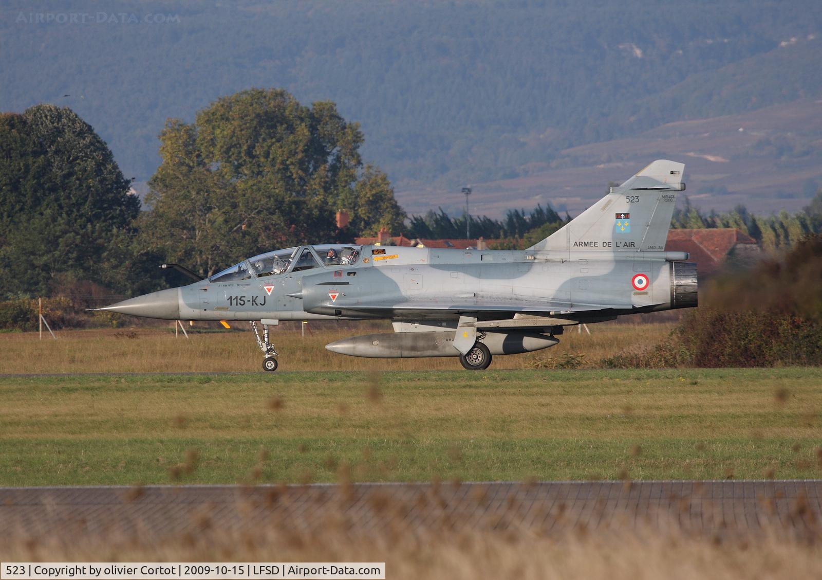 523, Dassault Mirage 2000B C/N 368, photo taken during a training with RSAF F-15s