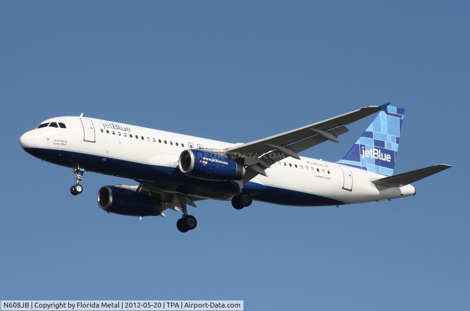 N608JB, 2005 Airbus A320-232 C/N 2415, Jet Blue A320