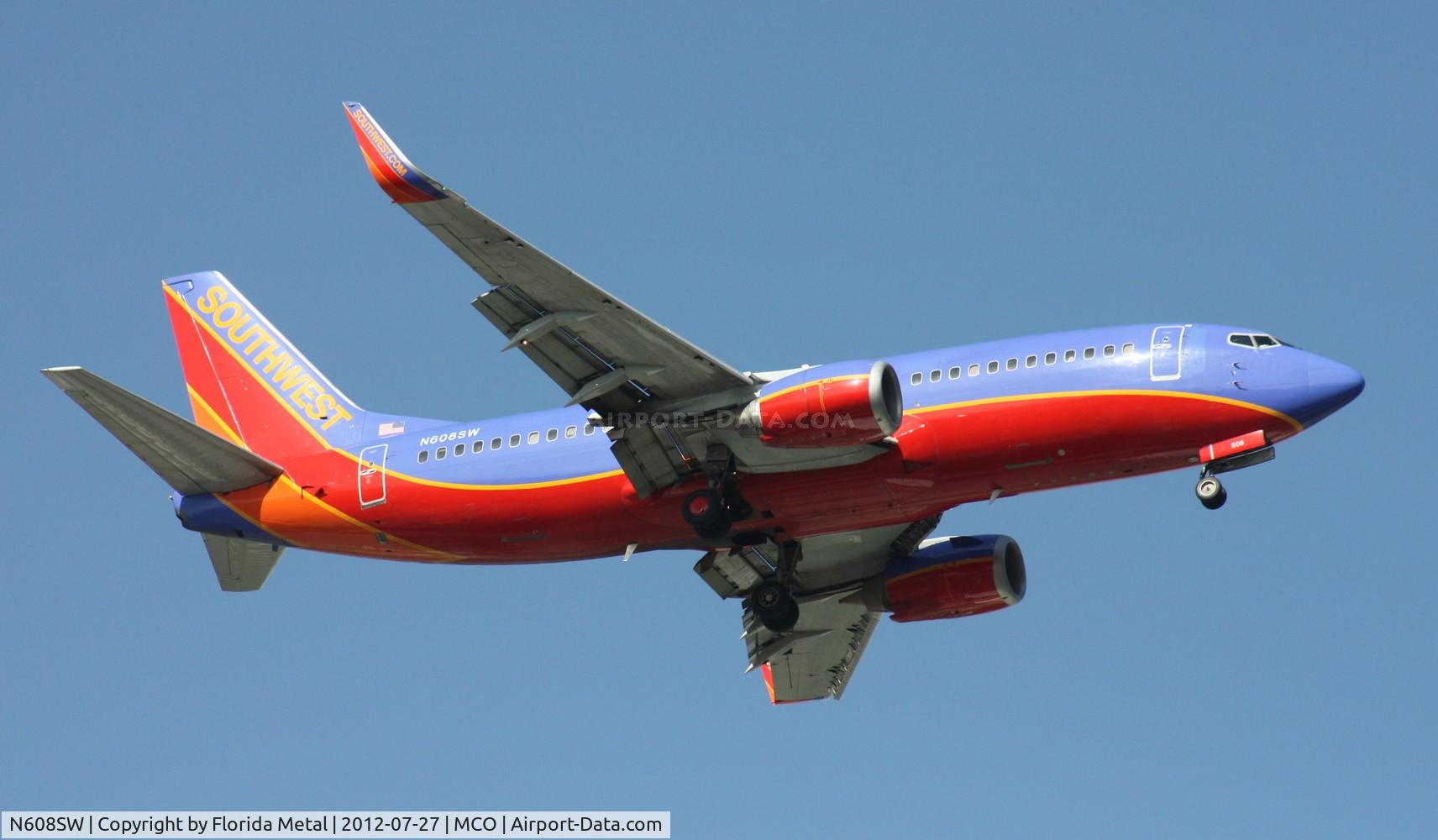 N608SW, 1995 Boeing 737-3H4 C/N 27928, Southwest 737