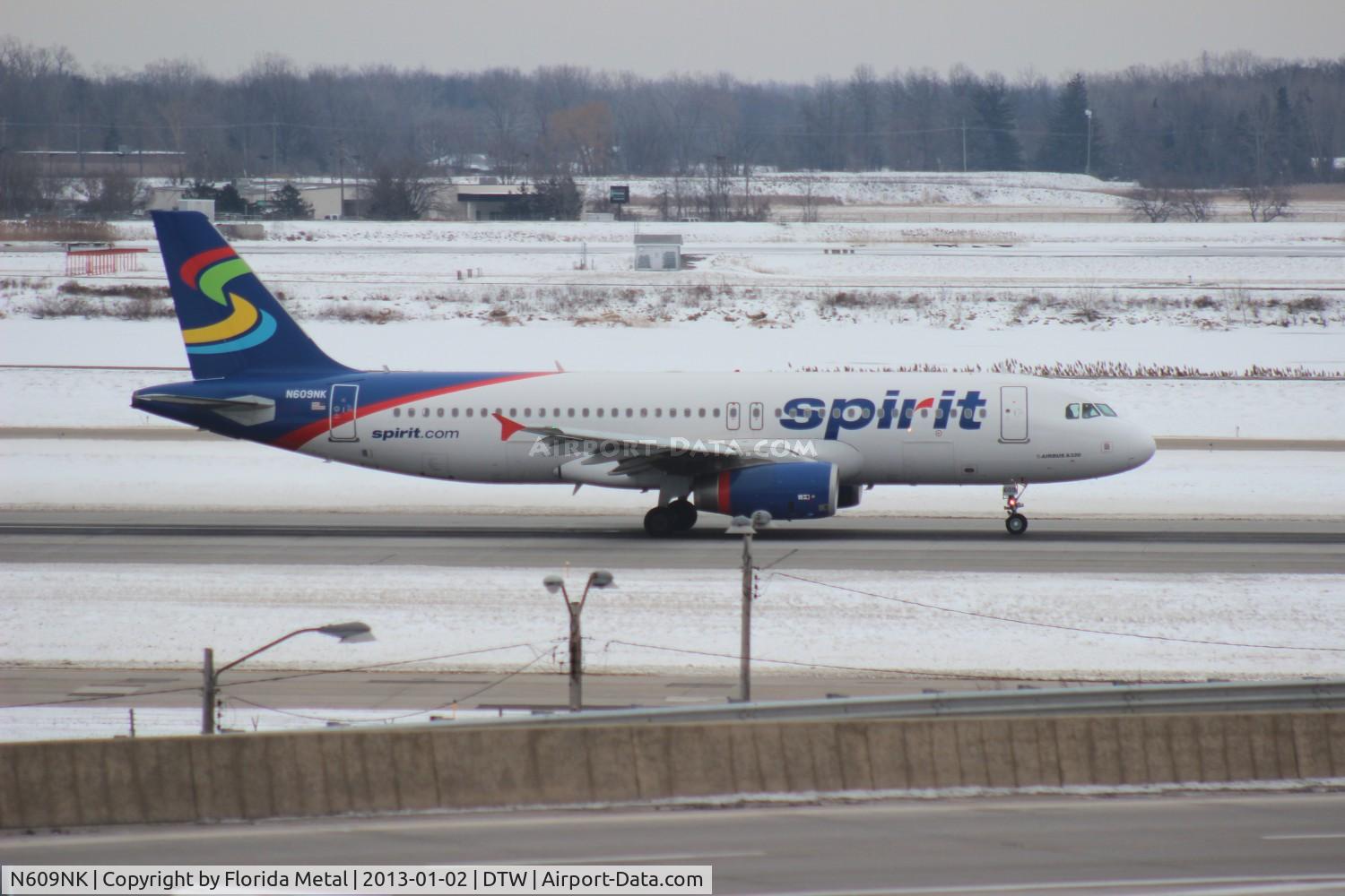 N609NK, 2011 Airbus A320-232 C/N 4951, Spirit A320