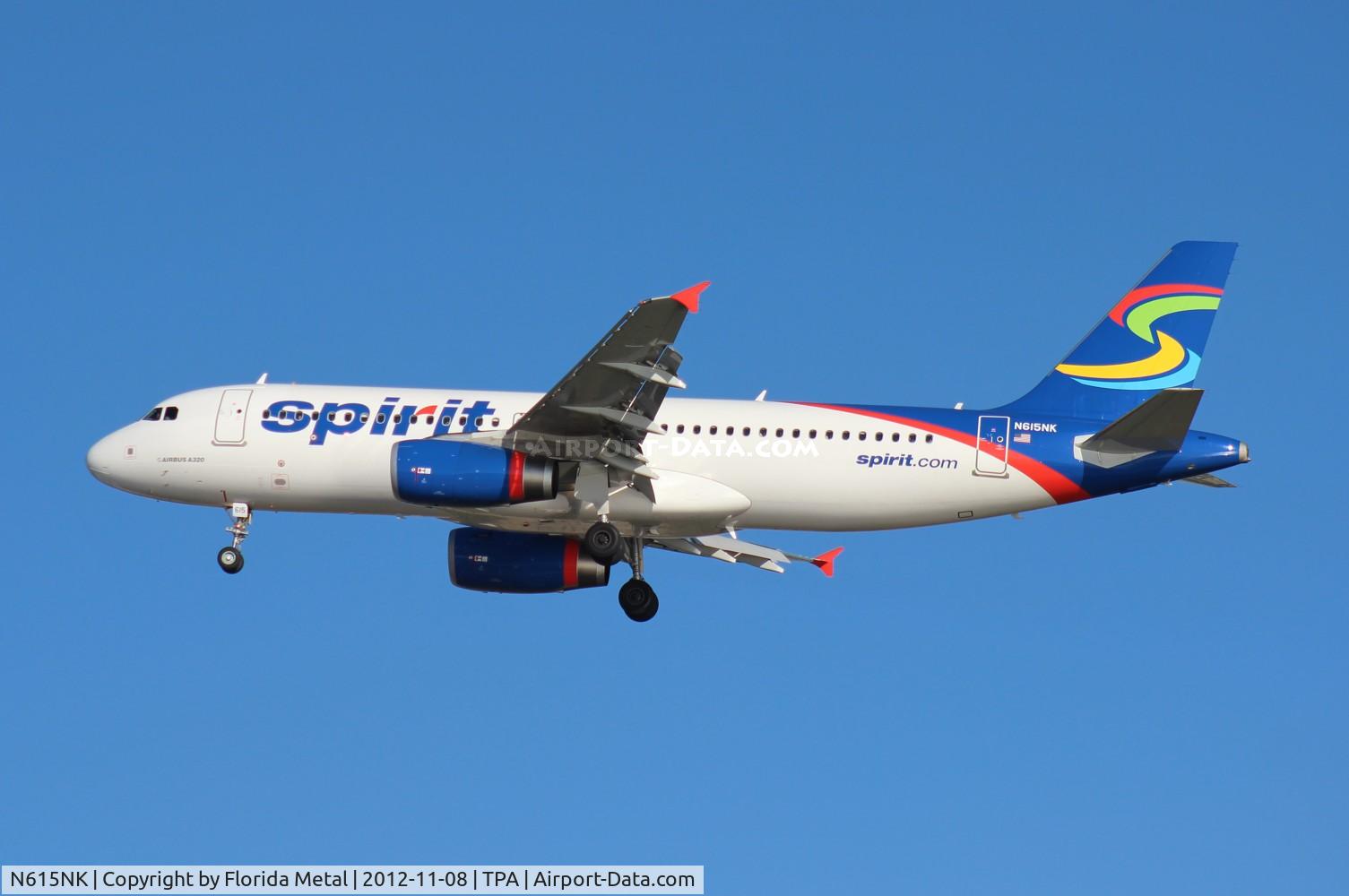 N615NK, 2012 Airbus A320-232 C/N 5159, Spirit A320