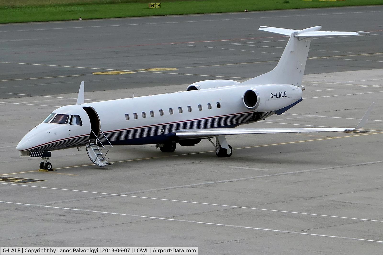 G-LALE, 2007 Embraer EMB-135BJ Legacy 600 C/N 14501017, London Executive Aviation Embraer EMB-135BJ Legacy 600 on apron in LOWL/LNZ