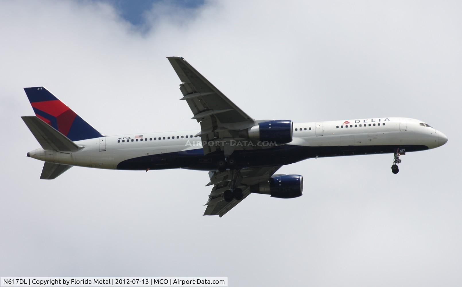 N617DL, 1986 Boeing 757-232 C/N 22907, Delta 757-200
