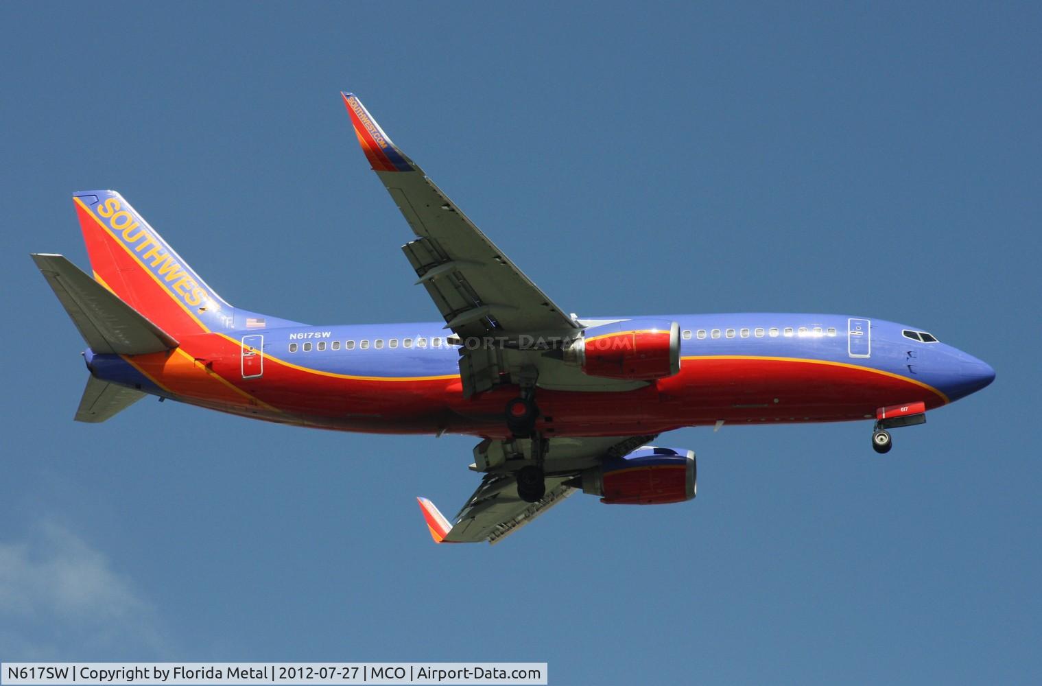 N617SW, 1995 Boeing 737-3H4 C/N 27700, Southwest 737