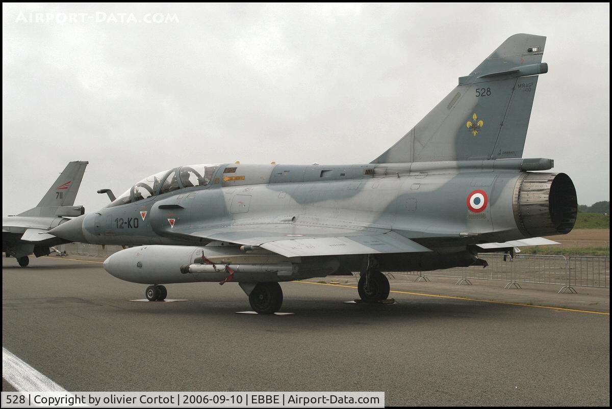 528, Dassault Mirage 2000B C/N 416, Beauvechain airshow