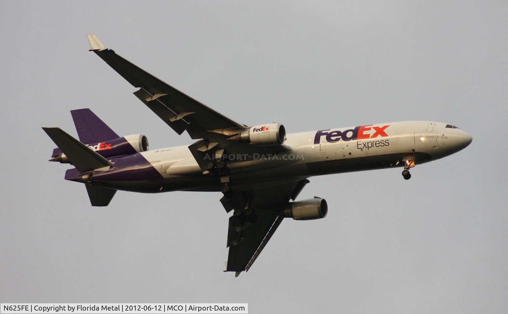 N625FE, 1996 McDonnell Douglas MD-11F C/N 48753, Fed Ex MD-11F