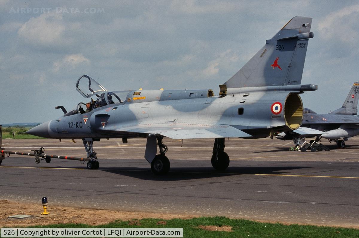 526, Dassault Mirage 2000B C/N 407, missing something ? Tiger meet 2003