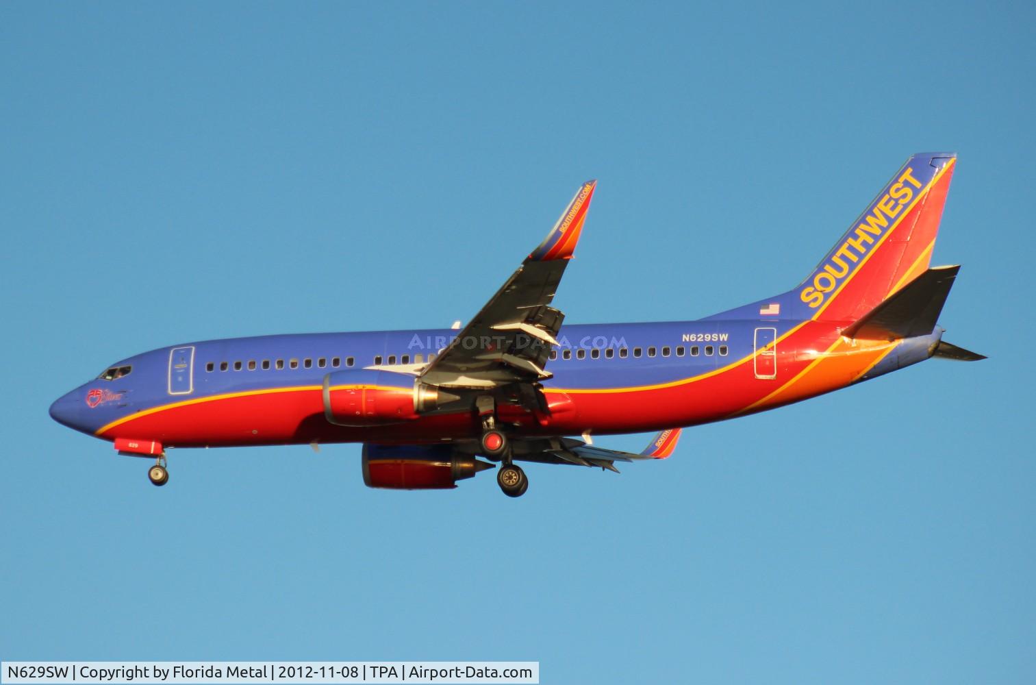 N629SW, 1996 Boeing 737-3H4 C/N 27704, Southwest 737