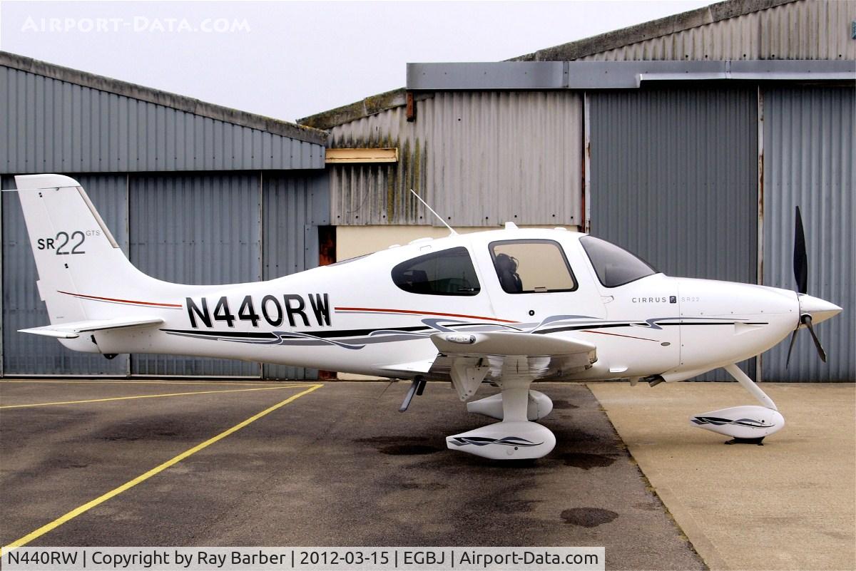 N440RW, Cirrus SR22 C/N 3698, Cirrus Design SR-22GTS [3698] Staverton~G 15/03/2012