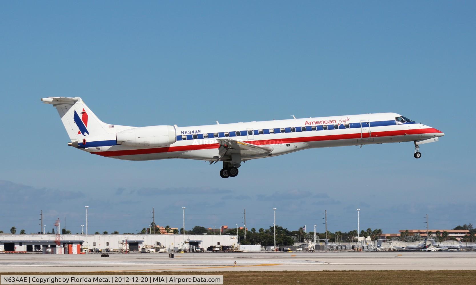N634AE, 1999 Embraer ERJ-145LR (EMB-145LR) C/N 145150, Eagle E145