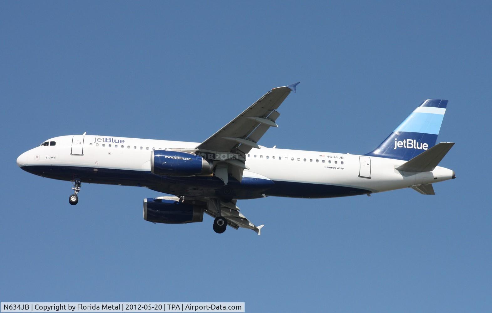 N634JB, 2006 Airbus A320-232 C/N 2710, Jet Blue A320