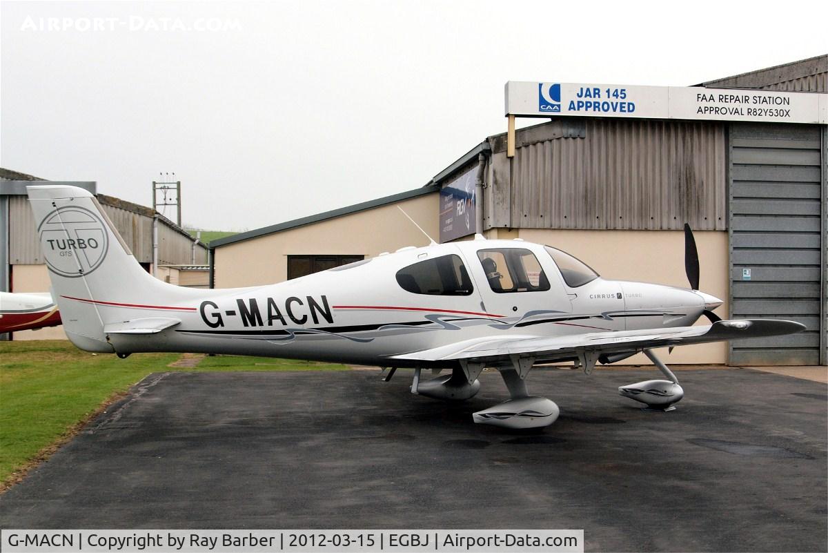 G-MACN, 2009 Cirrus SR22 GTS Turbo C/N 3603, Cirrus Design SR-22GTS Turbo [3603] Staverton~G 15/03/2012