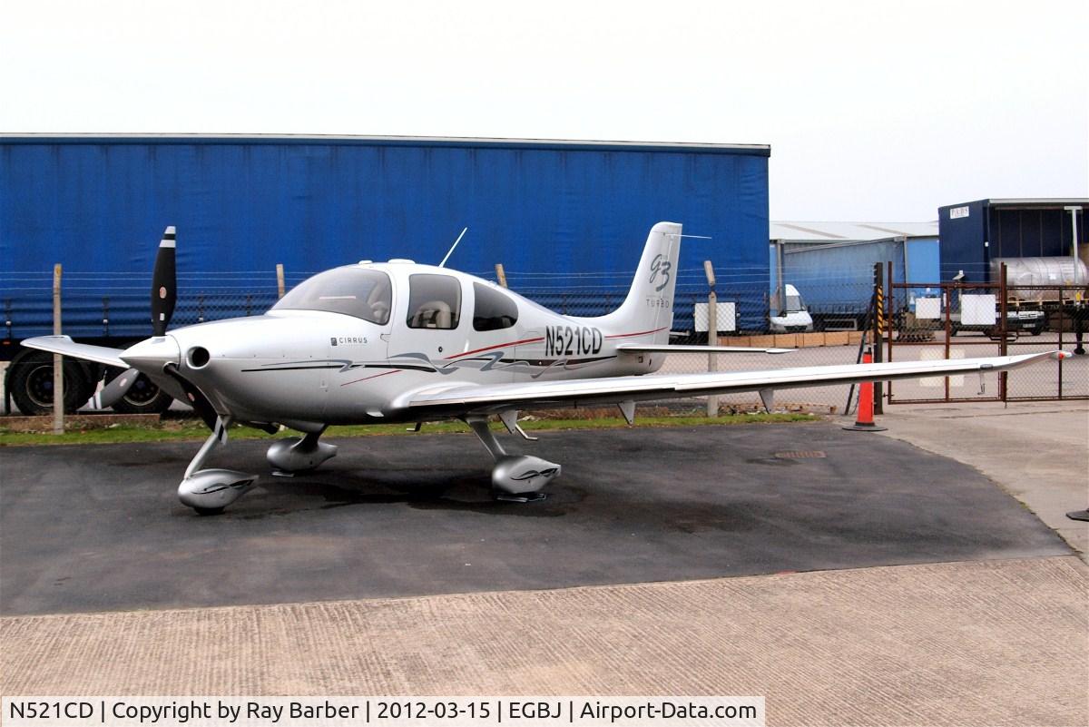 N521CD, 2007 Cirrus SR22 G3 GTS Turbo C/N 2441, Cirrus Design SR-22G3 GTS Turbo [2441] Staverton~G 15/03/2012