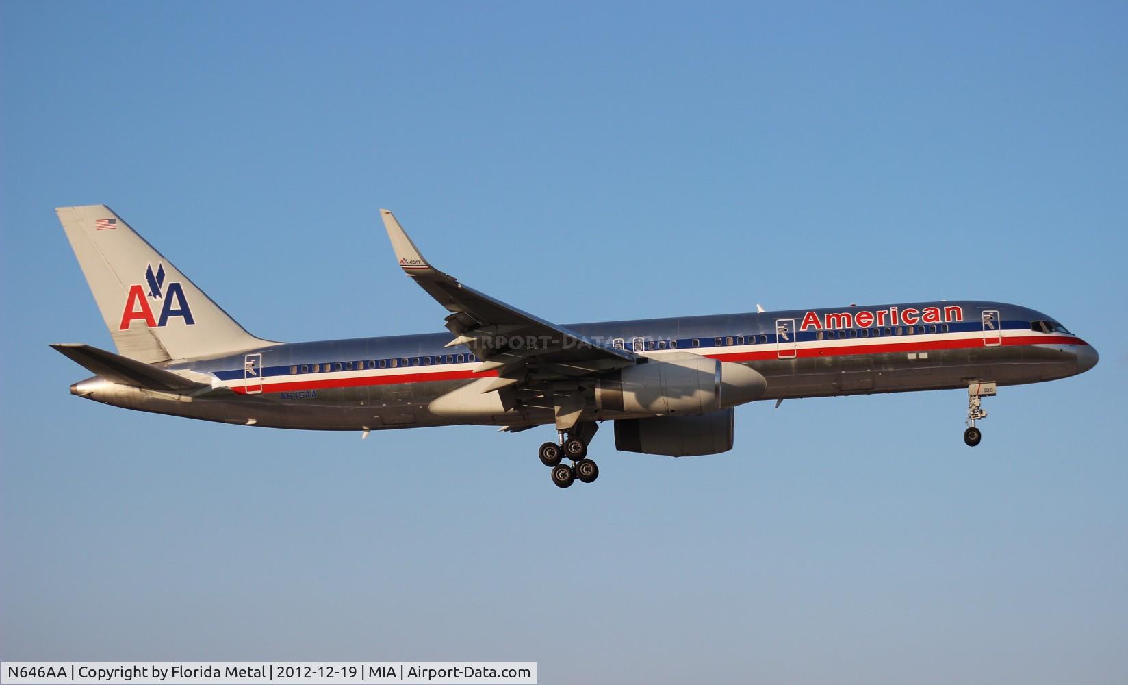 N646AA, 1991 Boeing 757-223 C/N 24604, American 757