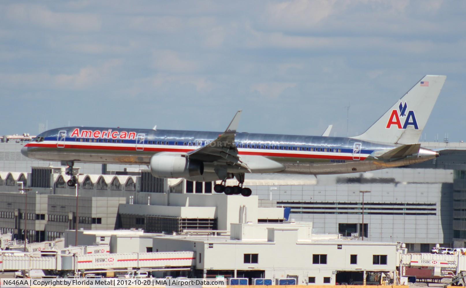 N646AA, 1991 Boeing 757-223 C/N 24604, American 757