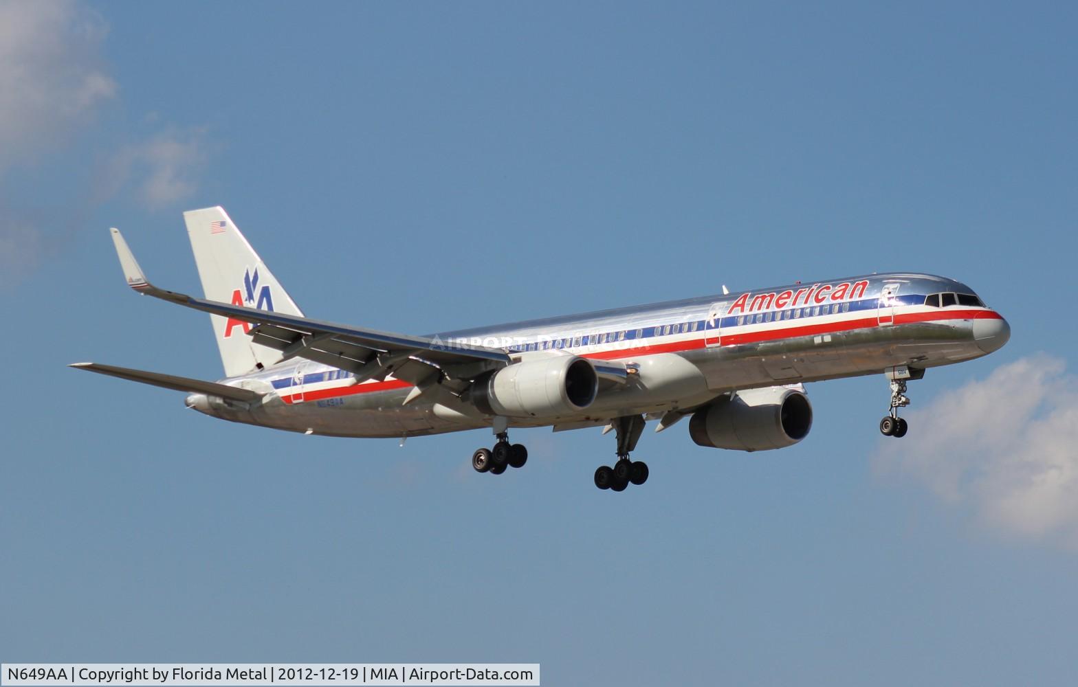 N649AA, 1991 Boeing 757-223 C/N 24607, American 757
