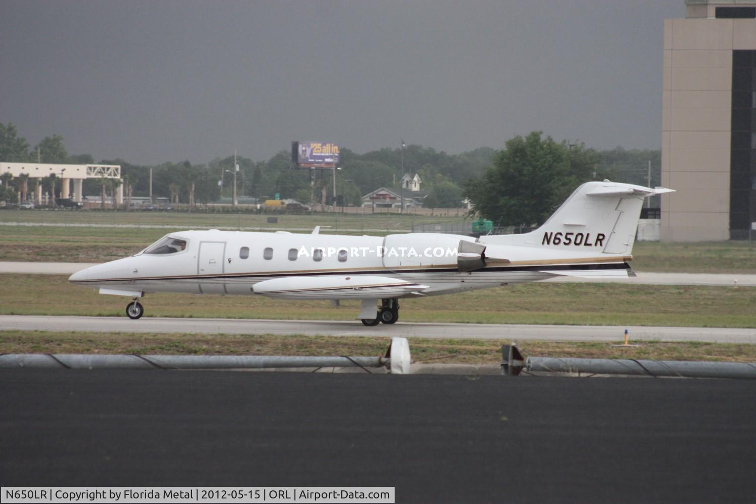 N650LR, 1989 Learjet 35A C/N 35-650, Lear 35A with thunderstorm