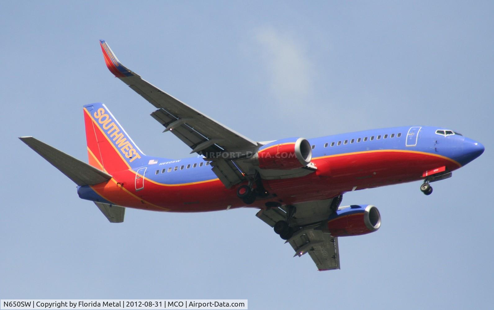 N650SW, 1997 Boeing 737-3H4 C/N 27720, Southwest 737