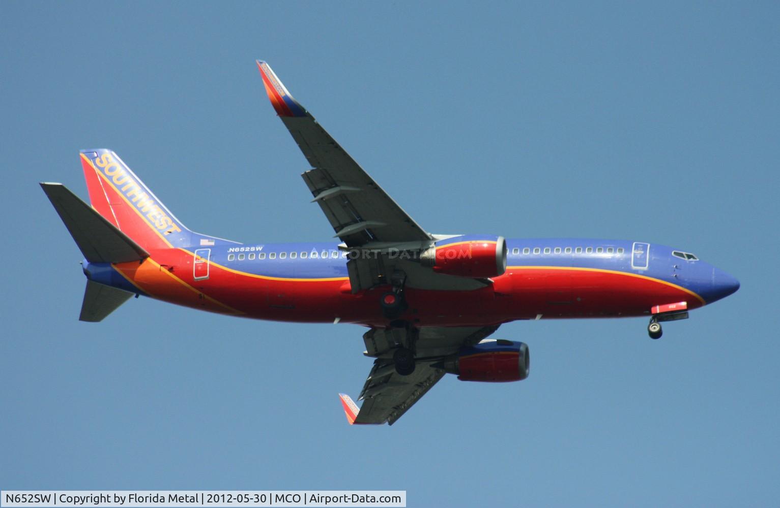N652SW, 1997 Boeing 737-3H4 C/N 27722, Southwest 737