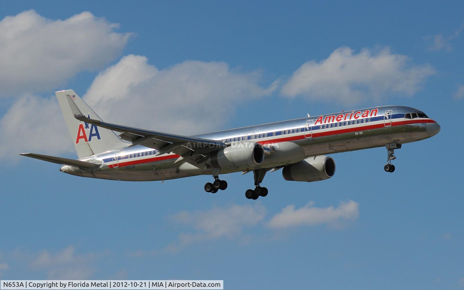 N653A, 1991 Boeing 757-223 C/N 24611, American 757