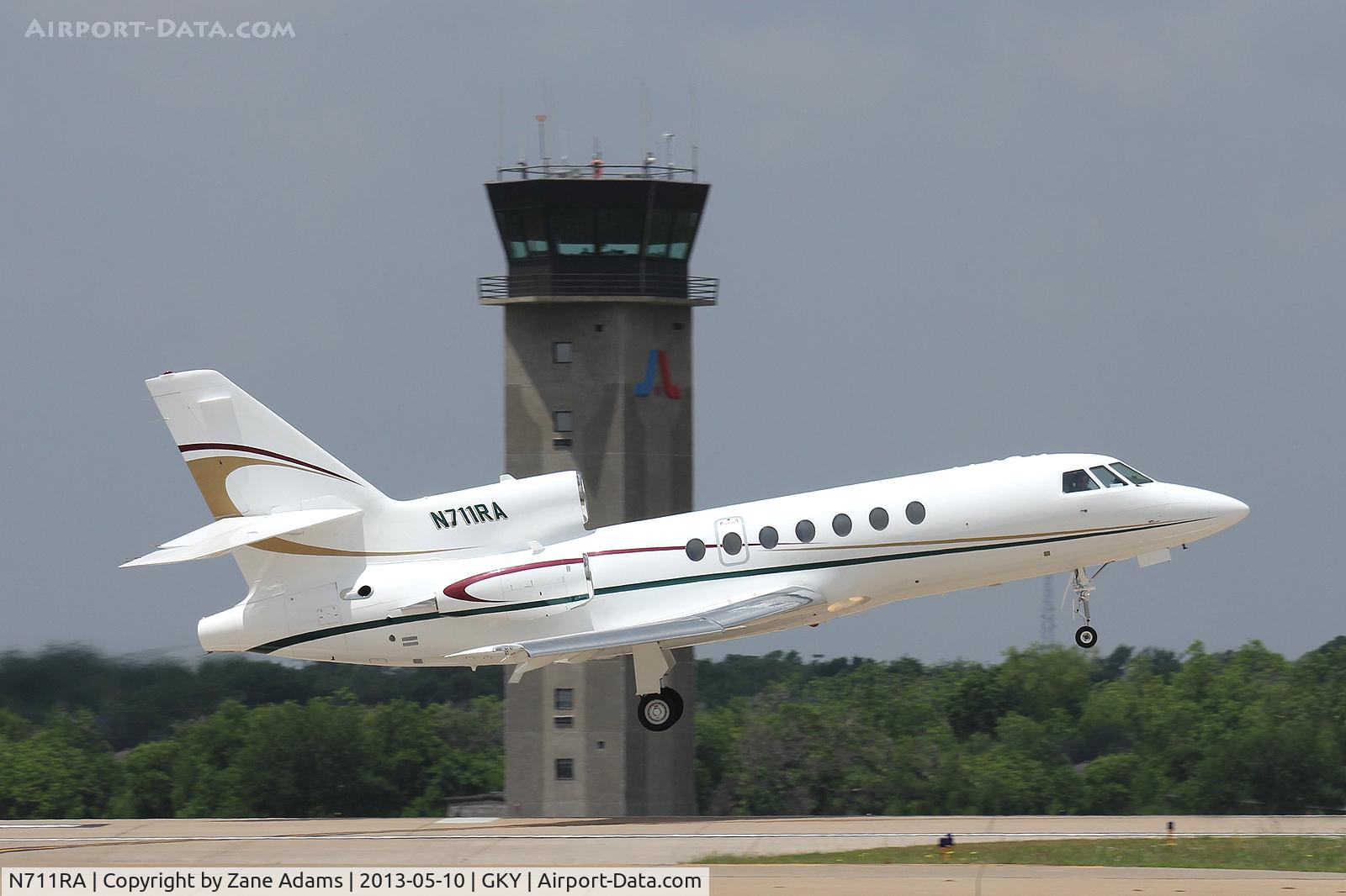 N711RA, 1981 Dassault-Breguet Falcon 50 C/N 80, At Arlington Municipal Airport
