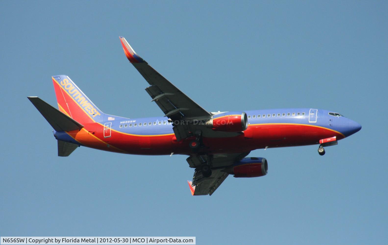 N656SW, 1997 Boeing 737-3H4 C/N 28401, Southwest 737