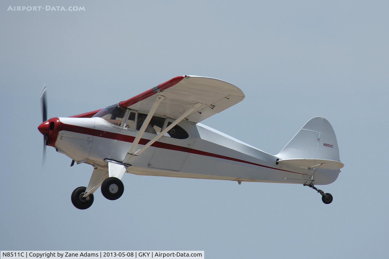 N8511C, 1953 Piper PA-22-135 Tri-Pacer C/N 22-1219, At Arlington Municipal Airport