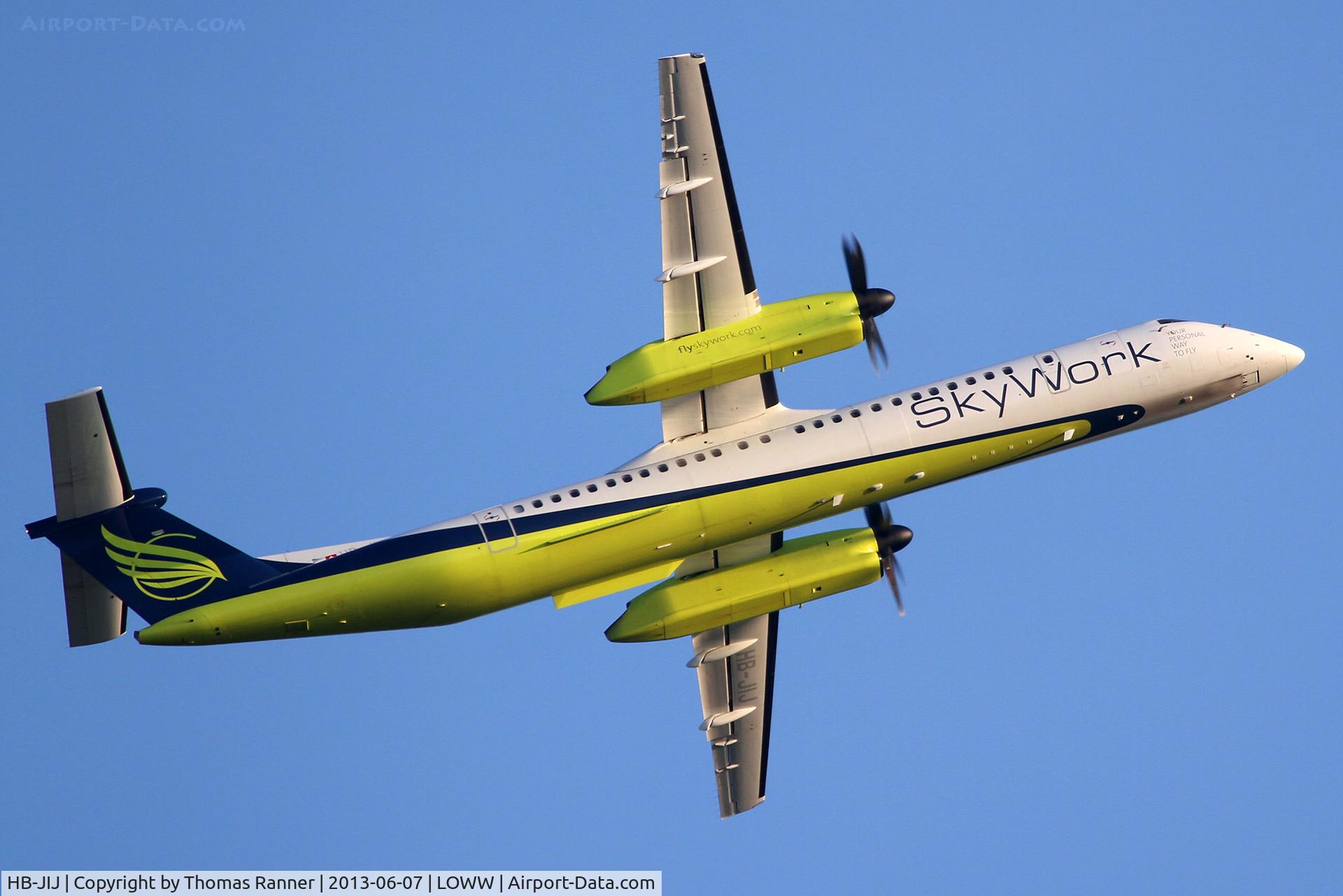 HB-JIJ, 2007 Bombardier DHC-8-402 Dash 8 C/N 4184, Skywork Airlines DHC-8