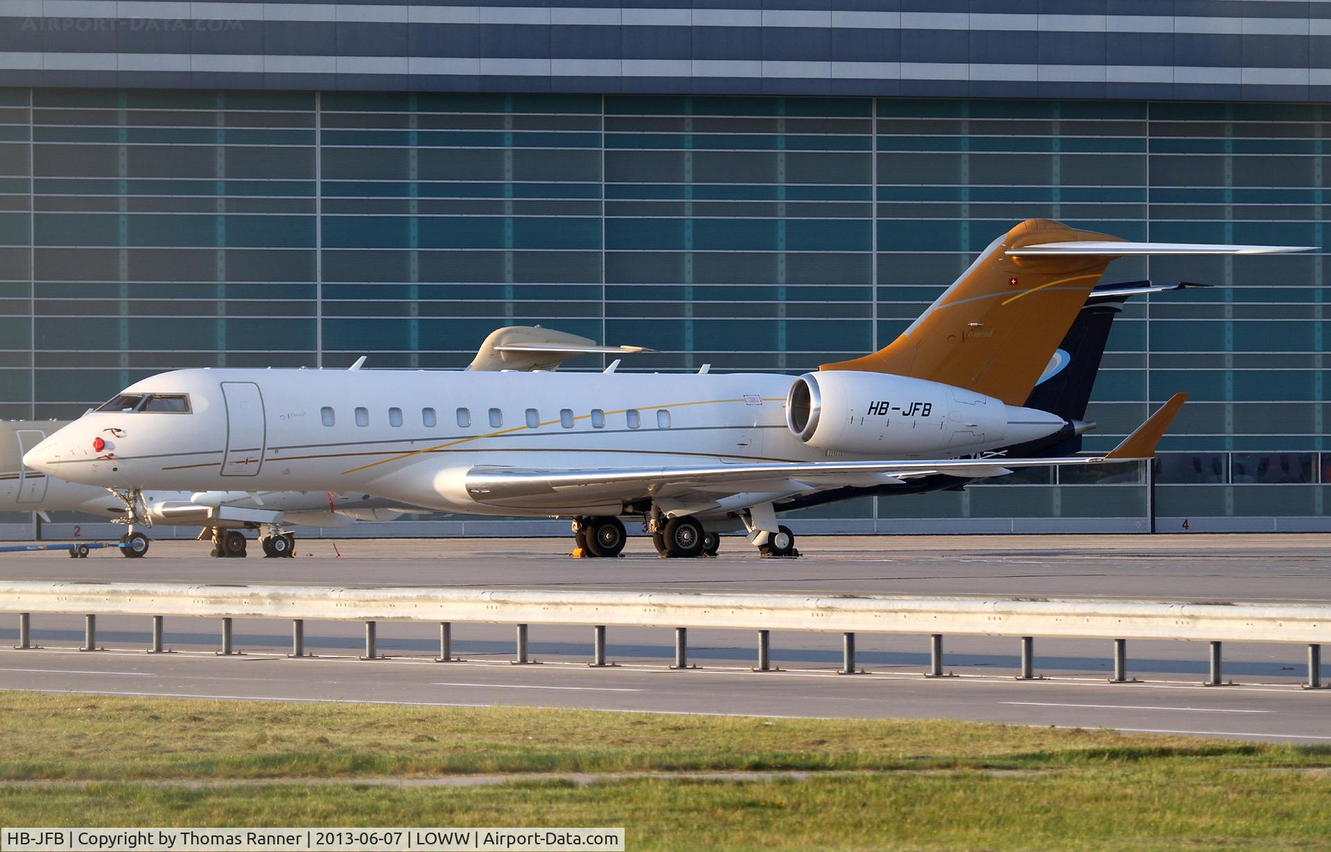 HB-JFB, 2002 Bombardier BD-700-1A11 Global 5000 C/N 9130, Nomad Aviation Global 5000
