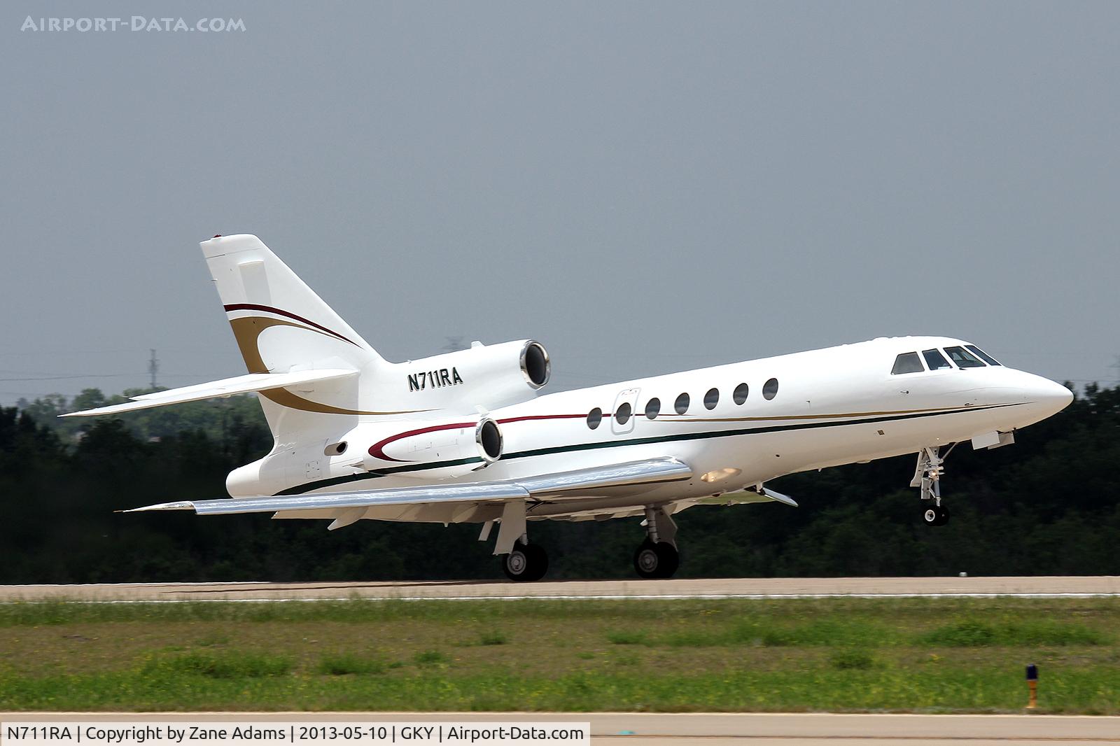 N711RA, 1981 Dassault-Breguet Falcon 50 C/N 80, At Arlington Municipal Airport