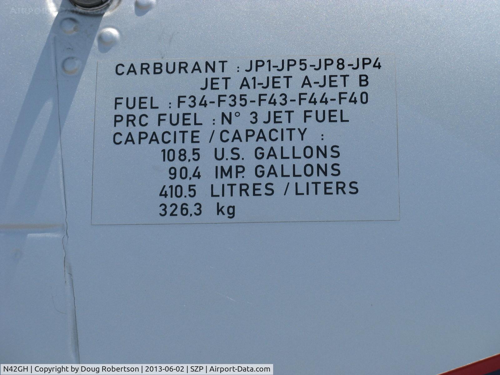 N42GH, Eurocopter EC-120B Colibri C/N 1093, 2000 Eurocopter EC-120B COLIBRI 'Hummingbird', one Turbomeca TM 319 Arrius 2F Turboshaft 504 shp, fuel stencil