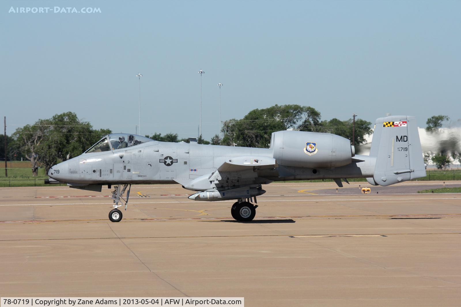 78-0719, 1978 Fairchild Republic A-10C Thunderbolt II C/N A10-0339, At Alliance Airport - Fort Worth, TX