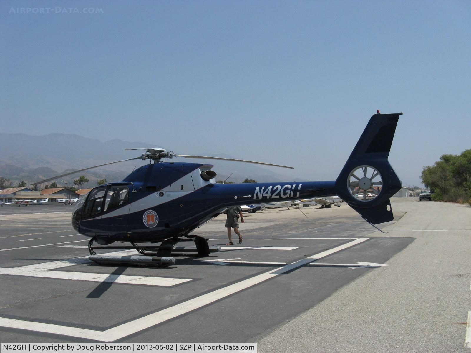 N42GH, Eurocopter EC-120B Colibri C/N 1093, 2000 Eurocopter EC-120B COLIBRI 'Hummingbird', one Turbomeca TM 319 Arrius 2F Turboshaft 504 shp, a popular light helicopter noted for quiet operation. No reserve range 404 nm, max duration at 65 kt-4 hours 12 min.
