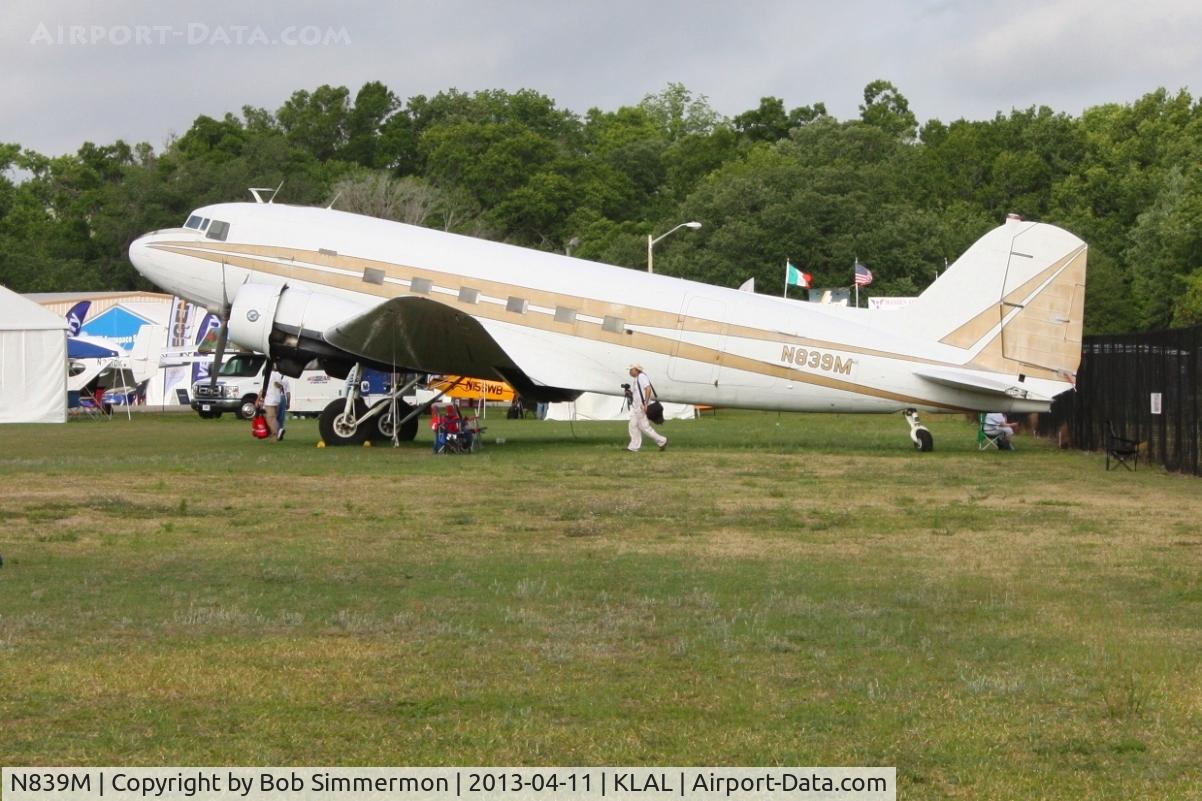 N839M, 1943 Douglas VC-47A Skytrain C/N 20166, Sun N Fun 2013 - Lakeland, FL