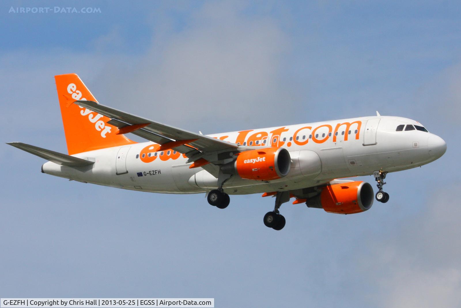 G-EZFH, 2009 Airbus A319-111 C/N 3854, easyJet