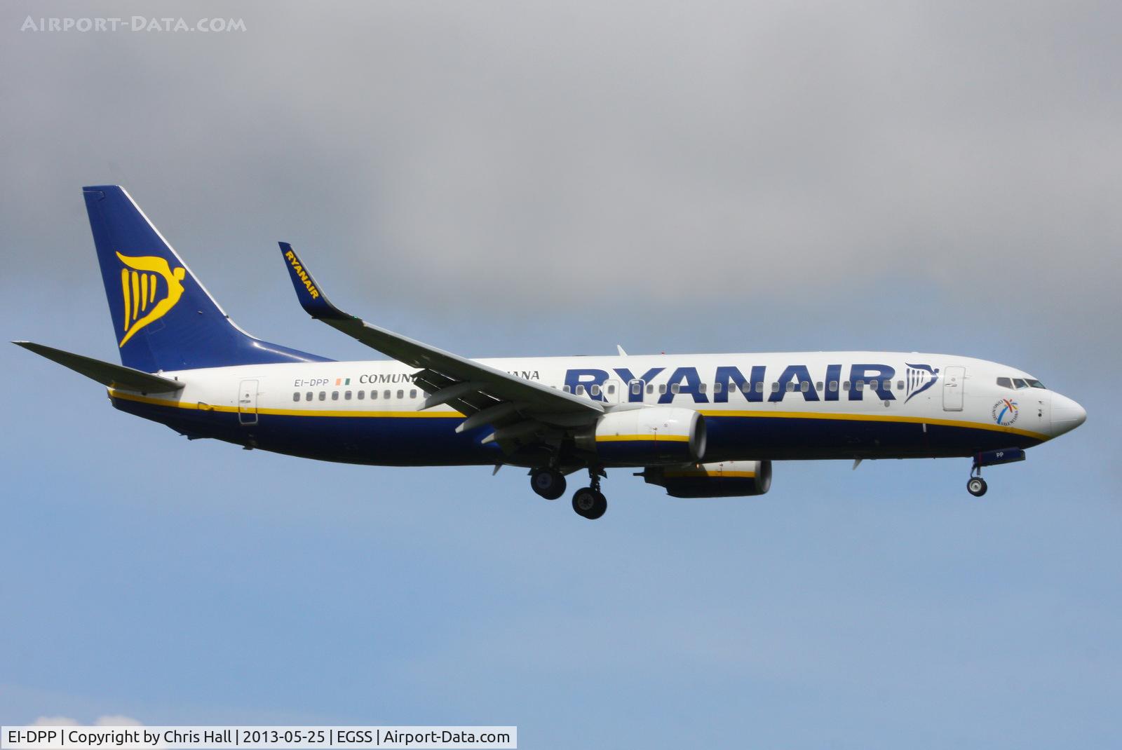 EI-DPP, 2007 Boeing 737-8AS C/N 33613, Ryanair