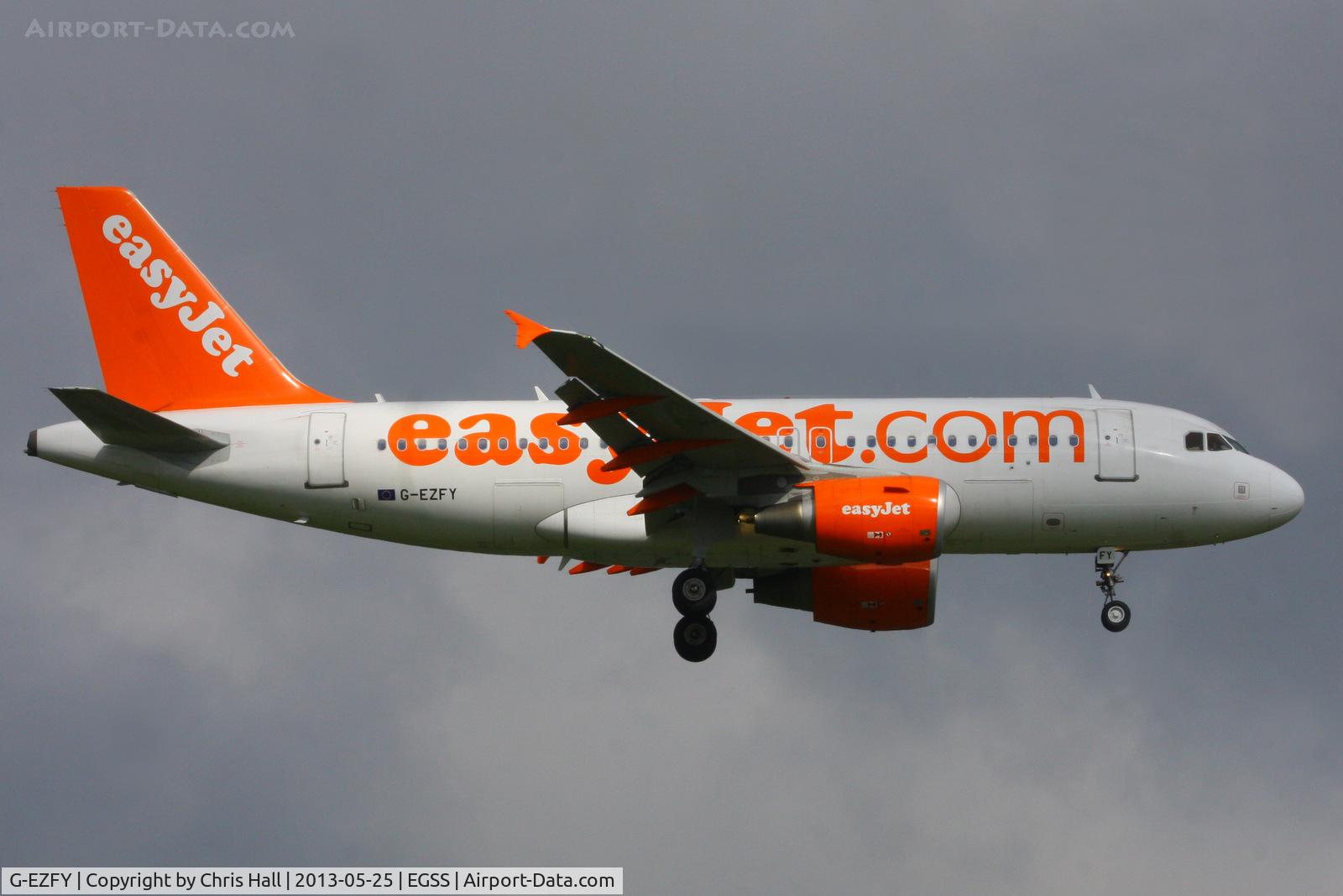 G-EZFY, 2010 Airbus A319-111 C/N 4418, easyJet