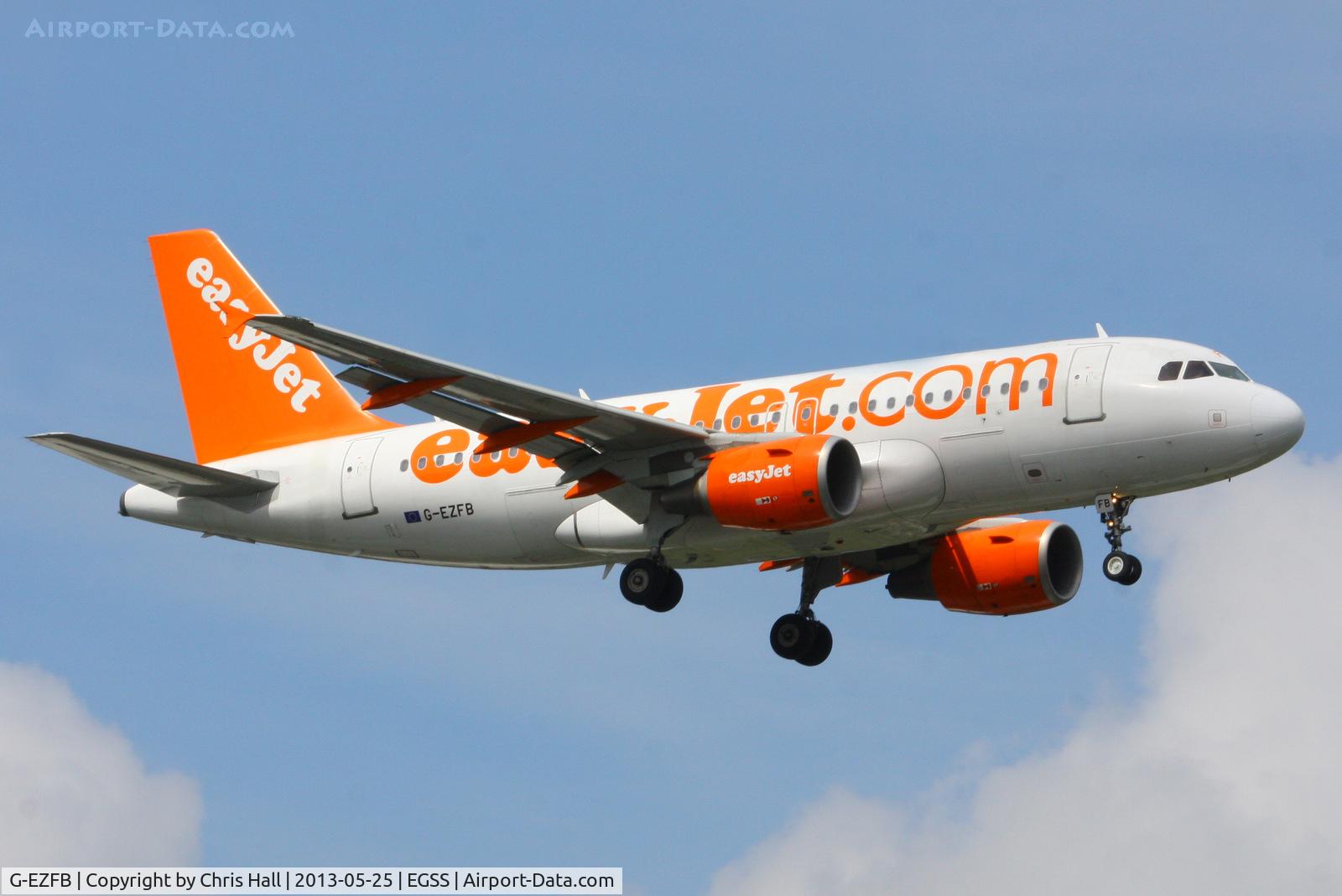 G-EZFB, 2009 Airbus A319-111 C/N 3799, easyJet