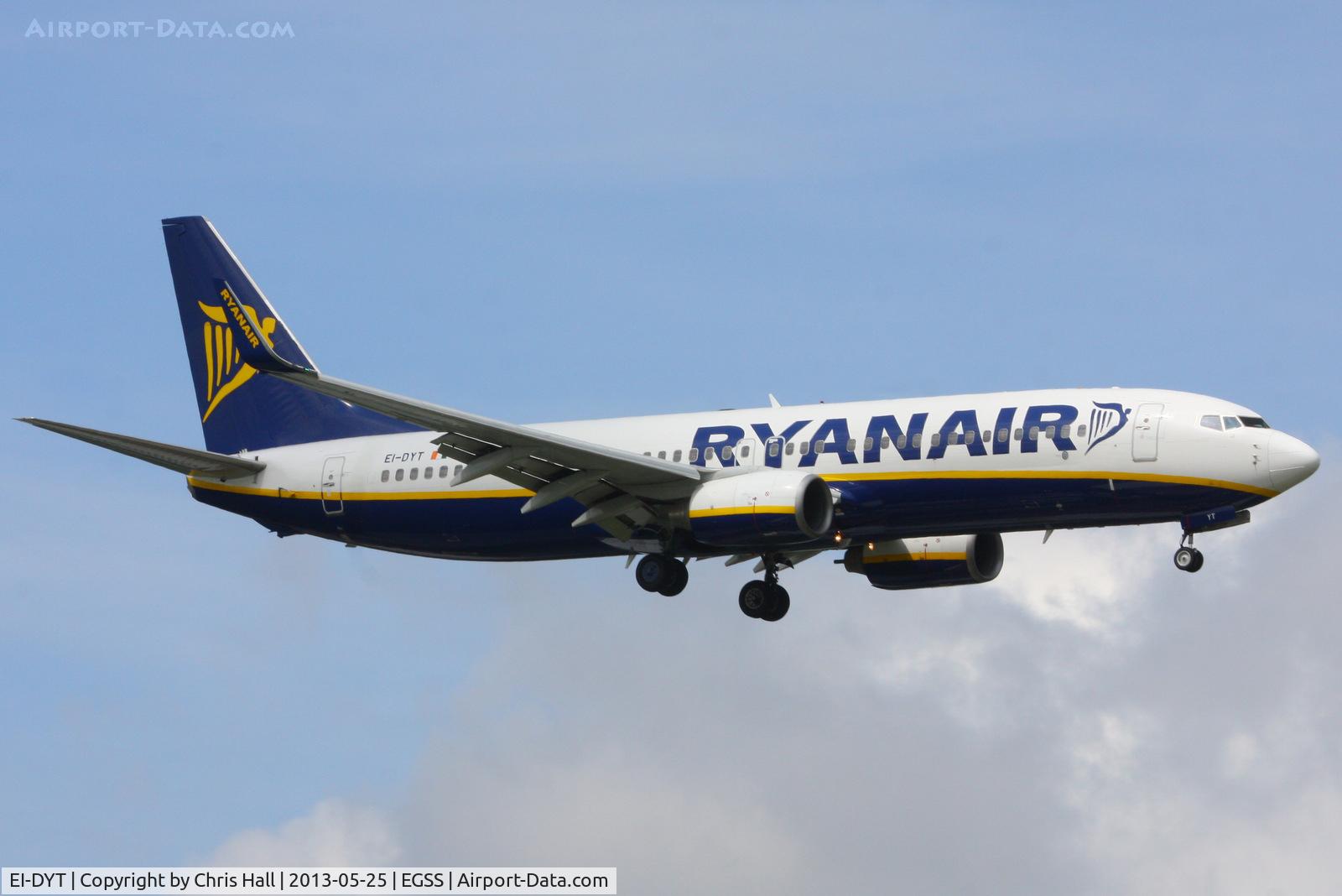 EI-DYT, 2008 Boeing 737-8AS C/N 33634, Ryanair