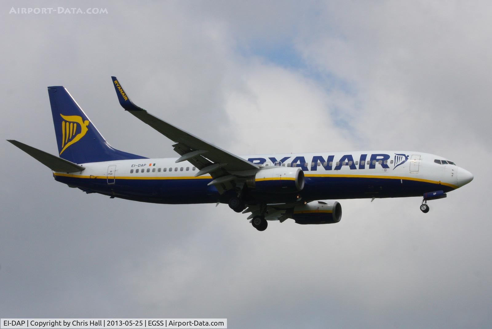 EI-DAP, 2003 Boeing 737-8AS C/N 33551, Ryanair
