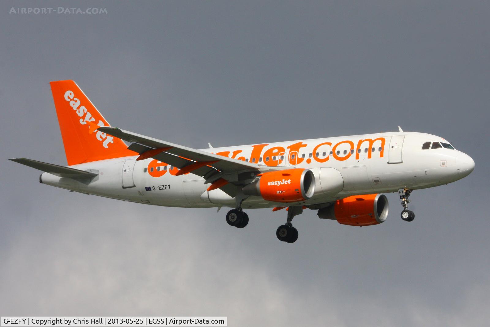 G-EZFY, 2010 Airbus A319-111 C/N 4418, easyJet
