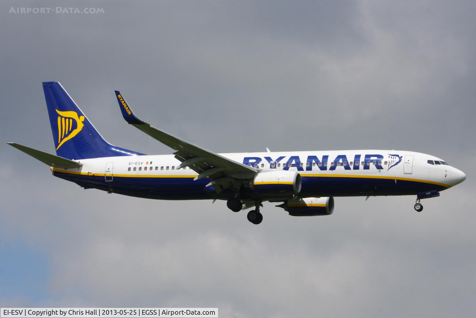 EI-ESV, 2011 Boeing 737-8AS C/N 34993, Ryanair