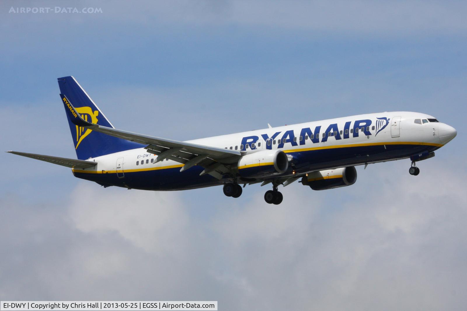 EI-DWY, 2008 Boeing 737-8AS C/N 33638, Ryanair