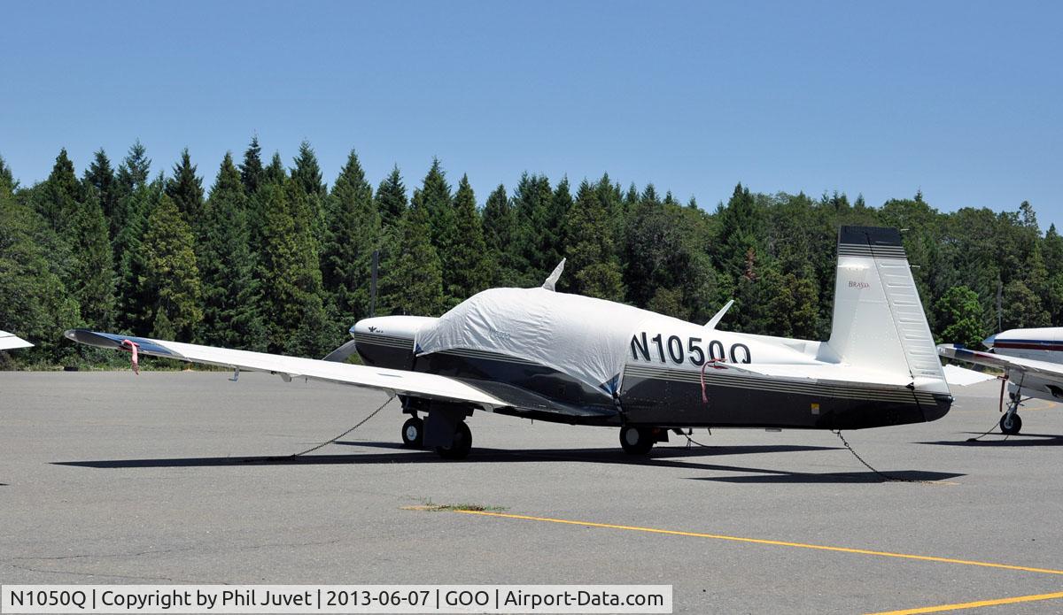 N1050Q, 2000 Mooney M20M Bravo C/N 27-0310, Parked at GOO.