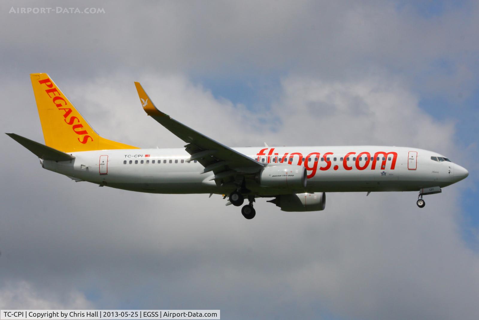TC-CPI, 2012 Boeing 737-82R C/N 40014, Pegasus
