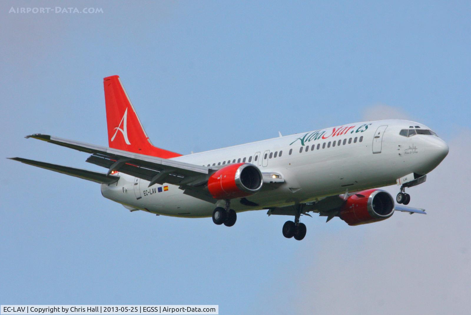 EC-LAV, 1989 Boeing 737-408 C/N 24352, Alba Star