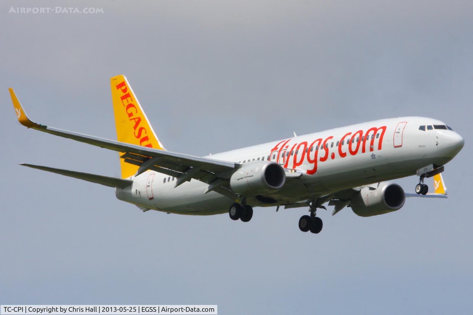 TC-CPI, 2012 Boeing 737-82R C/N 40014, Pegasus