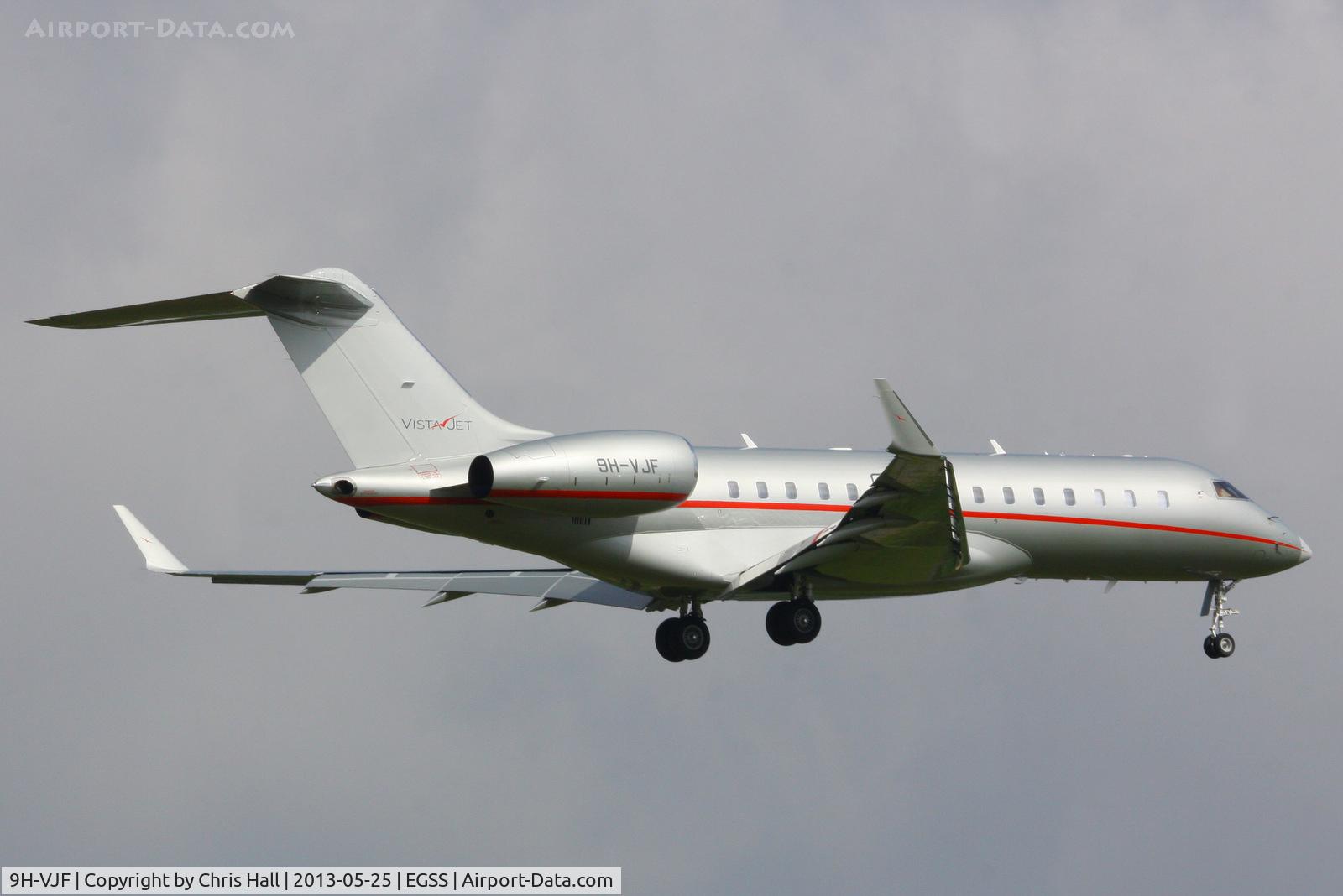 9H-VJF, 2012 Bombardier BD-700-1A10 Global 6000 C/N 9503, VistaJet