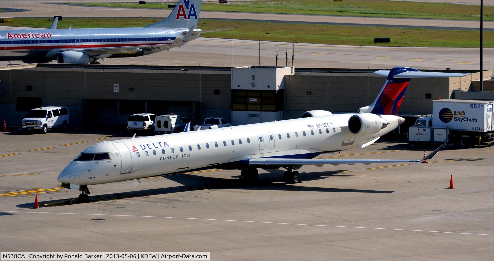 N538CA, 2008 Bombardier CRJ-900ER (CL-600-2D24) C/N 15157, DFW, TX