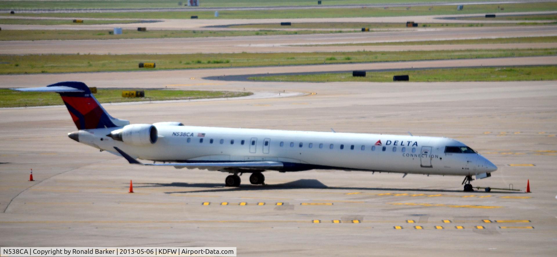 N538CA, 2008 Bombardier CRJ-900ER (CL-600-2D24) C/N 15157, DFW, TX